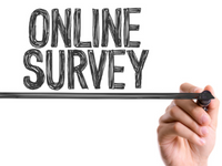  online survey, hand drawing a line